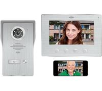 ELRO DV4000IP Kit de Videoportero WiFi IP │ Cámara 1080P Full HD con visión Nocturna │ Cable de 4 Hilos │ 16 Tonos de Llamada