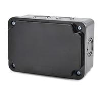 ELS Elektrotechnika Caja de derivación impermeable IP65 130 x 90 x 60 mm, carcasa de plástico ABS, caja de conexiones para instalación eléctrica, carcasa de distribución, caja de superficie, color