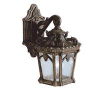 Elstead Aplique de exterior Tournai, color bronce, IP44, aluminio