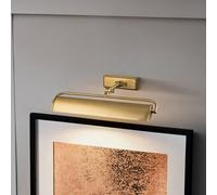 Elstead Aplique de pared Winchfield, anchura 45 cm, latón/latón