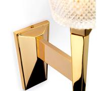 Elstead Aplique LED Verity, IP44, oro pulido