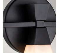Elstead Aplique para baño Bowtie, negro mate, 3 luces