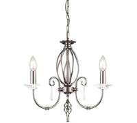Elstead Lighting Aegean lámpara colgante 3x60 W níquel AG3-POL-NICKEL