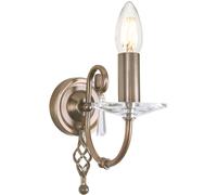 Elstead Lighting Aegean lámpara de pared 1x60 W latón AG1-AGED-BRASS