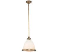 Elstead Lighting Amelia lámpara colgante 1x60 W latón HK-AMELIA-P-M-HB
