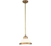 Elstead Lighting Amelia lámpara colgante 1x60 W latón HK-AMELIA-P-S-HB
