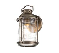 Elstead Lighting Ashland Bay lámpara de pared 1x60 W marrón KL-ASHLANDBAY2-S-BU