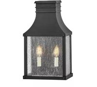 Elstead Lighting Beacon Hill lámpara de pared para exteriores 2x40 W negro HK-BEACON-HILL7-MB