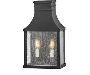 Elstead Lighting Beacon Hill lámpara de pared para exteriores 2x40 W negro HK-BEACON-HILL7-MB