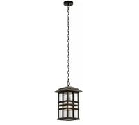 Elstead Lighting Beacon Square lámpara colgante para exterior 1x60 W marrón KL-BEACON-SQUARE8-OZ