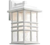 Elstead Lighting Beacon Square lámpara de pared para exteriores 1x60 W blanco KL-BEACON-SQUARE-M-WHT