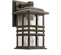 Elstead Lighting Beacon Square lámpara de pared para exteriores 1x60 W marrón KL-BEACON-SQUARE-S-OZ