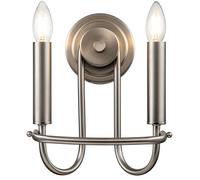 Elstead Lighting Capitol Hill lámpara de pared 2x40 W níquel KL-CAPITOL-HILL2-BN