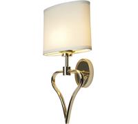 Elstead Lighting Falmouth lámpara de pared 2x3 W blanco-oro BATH-FALMOUTH-FG