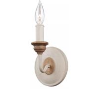 Elstead Lighting Hartsville lámpara de pared 1x40 W blanco-madera FE-HARTSVILLE1