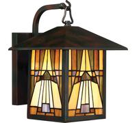 Elstead Lighting Inglenook Outdoor lámpara de pared para exteriores 1x60 W marrón QZ-INGLENOOK2-M