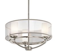 Elstead Lighting Saldana lámpara colgante 3x3 W KL-SALDANA3