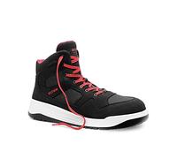 ELTEN LAKERS negro Mid ESD S1PS, Zapatos de seguridad para mujer y hombre, ligero, puntera de plástico, material superior: textil, forro interior: textil (transpirable), talla 37