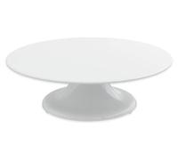 Elzusha - Bandeja para tartas de melamina, redonda, con base giratoria, 32 x 10 cm