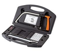 Elzusha - Kit universal de sierra manual 15 en 1 con juego de hojas múltiples para madera, PVC, vidrio y metal
