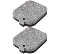 eMagTech 2 Filtros de Aire de Esponja 42291201800 Filtro de Aire de Espuma Filtro de Aire para Cortadora de Césped Compatible con STIHL BG55 BG65 BG85 6,4 X 7,7 X 1,2 Cm Negro