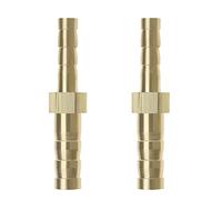 eMagTech 2 Piezas Reductor de Púas de Latón de 6 Mm A 4 Mm Adaptador de Montaje de Manguera Empalmador de Tubo Convertidor de Conector para Tubería de Aire Tubería de Agua Tubería