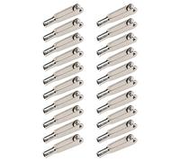 eMagTech 20 Piezas Mini Enlaces A Presión Clip de Rosca M3 Clips de Horquilla de Metal Autoblocantes ala de Fijación para Aviones Modelo de Control Remoto Avión Eléctrico