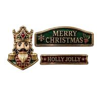 Emblems for Vehicles Christmas Irons Truck Door Window Sticker Vintage Car
