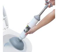 Émbolo manual para inodoro de alta presión - Desatascador de drenaje de aire y dispositivo de extracción de atascos | Escobilla de baño Shot para, desagüe de suelo y bañera de