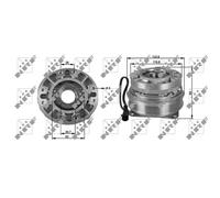 Embrague, ventilador de radiador NRF 49702