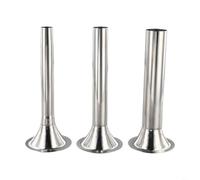 Embudo de llenado de salchichas de acero inoxidable, kit de tubos de molinillo de carne de 3 tamaños para molinillos de tamaño #5, accesorios aptos para lavavajillas para la cocina del hogar