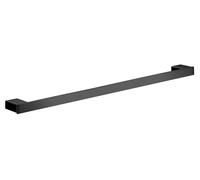 EMCO Loft - Toallero de 1 Brazo, rígido, 310 mm, Cromo, Color Negro