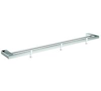 EMCO Loft - Toallero de baño Doble (800 mm, 3 Ganchos), Color Cromado