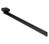 EMCO Toallero de Aluminio rígido para Montar en la Pared, para Toallas, Color Negro Mate