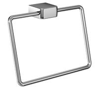Emco Trend 025500100 - Toallero (Cromado, no orientable, para baño y baño de Invitados, 190 x 136 mm)