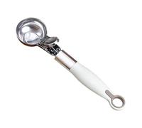 Emdvsco Sacabolas de postre frío de Acero Inoxidable, Cuchara Presionable para Postres y Frutas, Formador de Bolas para Sandía Masas Galletas Cocina Hogar y Restaurante