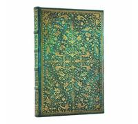 Emerald Flower (Nature's Grace) Mini Lined Hardcover Journal (Elastic Band Closure)