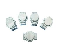 Emergency Stop Switch 250V 0.5A Lamp Push Button SwitchR Round Rocker Switches for Table Lamp Ceiling Lights and Electrical Appliance OJ-336, 6-Pack,(1)