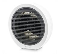 EMERIO FH-109947 - Calefactor para habitaciones de hasta 20 m², 2000 W, 2 niveles de calor, termostato ajustable, función de ventilador, protección antivuelco, color negro