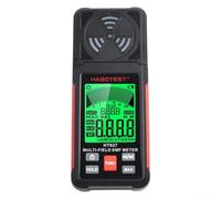 EMF Meter HT627 Detector de radiación de tres ejes para campos eléctricos magnéticos de radiofrecuencia CA - Pantalla digital con alarma para electrodomésticos