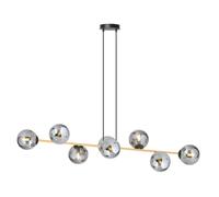 Emibig Gravity lámpara colgante x10 W negro-oro 1237/8
