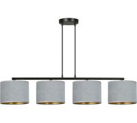 Emibig Hilde lámpara colgante 1x15 W negro-oro-gris/gris ceniza 1050/4