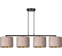 Emibig Hilde lámpara colgante 4x15 W negro-rosa-oro 1053/4
