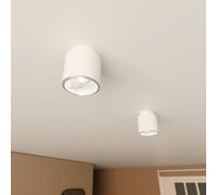 EMIBIG LIGHTING Plafón Nano, blanco, 1 luz, metal