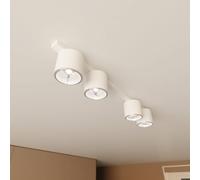 EMIBIG LIGHTING Plafón Nano, blanco, 4 luces, metal