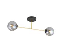 Emibig Magnum lámpara de techo 2x10 W negro-oro 1269/2