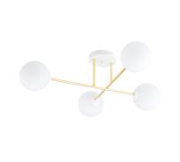 Emibig Magnum lámpara de techo 4x10 W blanco-oro 1234/4