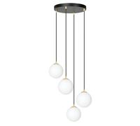 Emibig Royal lámpara colgante 4x W negro-oro 1243/4