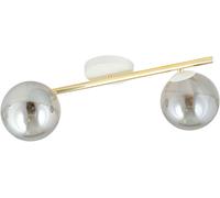 Emibig Splendi lámpara de techo 2x10 W blanco-oro-grafito 1247/2
