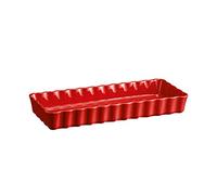 Emile Henry - EH116034 - Tartera Rectangular Larga Fabricada en cerámica - Dimensiones: 36,5 x 15 x 5 cm., cerámica, Grand Cru, 36,5 x 15 x 5 cm